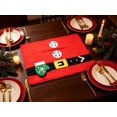 thumbnail image 4 of Christmas Table Placemat Table Mat Festive Holiday Dining Table Cover Cloth Decor for Kitchen Coffee Table Home Dining Party Christmas Table Setting Holiday Decoration Mat, 4 of 5