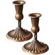 thumbnail image 4 of Metal Candlestick 2Pcs Vintage Candle Holder Golden Decorative, 4 of 4