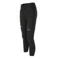 thumbnail image 3 of Women Skinny Ripped Holes Jeans Pants Slim Pencil Legings Trouser, 3 of 5