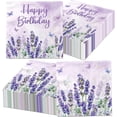 thumbnail image 1 of Juweked 40 Pcs Lavender Napkins Disposable Purple Paper Napkins Butterfly Cocktail Napkins Purple Tableware Flower Napkins Paper Lavender Birthday Decorations Purple Party Supplies, 1 of 6