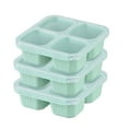 thumbnail image 2 of Hbdhejl 3 Pcs Contenants à Collation Réutilisables Boîte à Collation Bento 4 Compartiments Contenants de Préparation de Repas pour Enfants Adultes Contenants de Stockage Alimentaire Divisés pour École Travail Voyage, 2 of 8