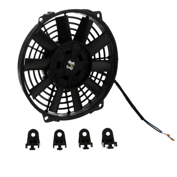 Ventilador de Refrigeración Radiador Eléctrico Disipación Motocicleta Coche Camión Herramienta 9 pulgadas