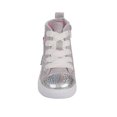 thumbnail image 4 of Disney Girl Minnie Mouse One White Light Hi-Top Canvas Sneakers, Grey Pink, Size: 9, 4 of 6