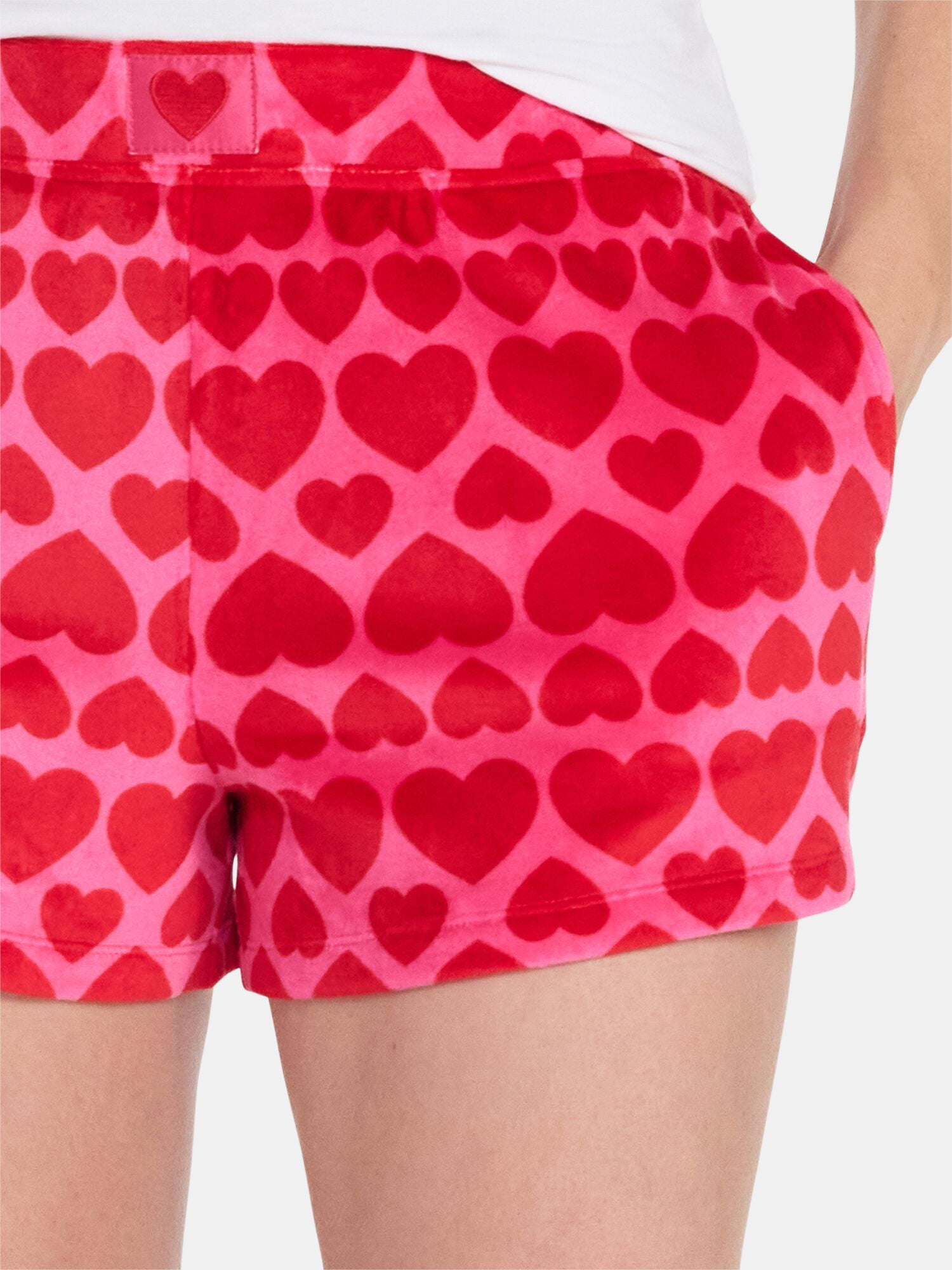 Valentine's Day Women's Sleep Shorts from Way to Celebrate, 2-Pack, Sizes XS-3X