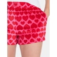 thumbnail image 5 of Valentine's Day Women's Sleep Shorts from Way to Celebrate, 2-Pack, Sizes XS-3X, 5 of 8