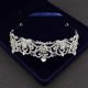 thumbnail image 4 of Zhuge Tiara de boda para novia, diadema de princesa, corona nupcial, joyería para el cabello con diamantes de imitación de cristal, decoración para novia, cumpleaños, graduación, boda (A), 4 of 4
