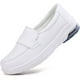 thumbnail image 1 of Xishao Zapatos de Enfermera para Mujer,Zapatos de Trabajo enfermería,Mocasin Antideslizantes,cómodos Blanco 25.0 cm Blanco 25.0 cm Xishao ropa, 1 of 2