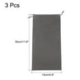 thumbnail image 2 of Unique Bargains 30x15cm Microfiber Pouch, 3Pcs Soft Storage Drawstring Gift Bag, Gray, 2 of 5
