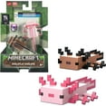 thumbnail image 1 of Minecraft Axolotls Action Figure & Accessorie, 3.25-in Scale & Pixelated Design, 1 of 6