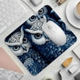thumbnail image 2 of Owl Printed Square Desk Mat Mousepad, 8.3x9.8 Inch, Non-Slip Rubber Bottom, Suitable for Office and Gaming, 2 of 6