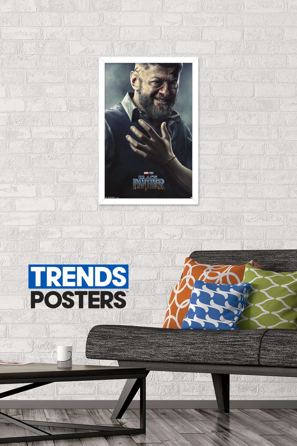 Marvel Cinematic Universe - Black Panther - Ulysses Klaue One Sheet Wall Poster, 14.725" x 22.375", Framed