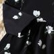 thumbnail image 2 of Gibobby Mameluco niña con estampado floral de manga larga para niñas pequeñas, monos recién nacidos con diademas, trajes(Negro, 6-9 Meses), 2 of 5