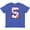Vintage Royal Blue, variant on Inktastic Baseball Fifth Birthday Five Years Old Youth T-Shirt