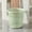 Green, variant on Tear Resistant Perforated Garbage Bin Lidless - Home Trash Can, Premium for Bathroom Bedroom Kitchen Office Small Space Waste Paper Bin Use