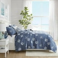 thumbnail image 3 of Harbor House Seaside 4-Piece Coastal Cotton Coverlet Set in Navy Finish, 3 of 5