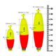 thumbnail image 5 of Flotador De Pesca 5 uds flotador de pesca boya de pesca de espuma Bobber Stick aparejos de pesca (ovalado 1,5 pulgadas), 5 of 9