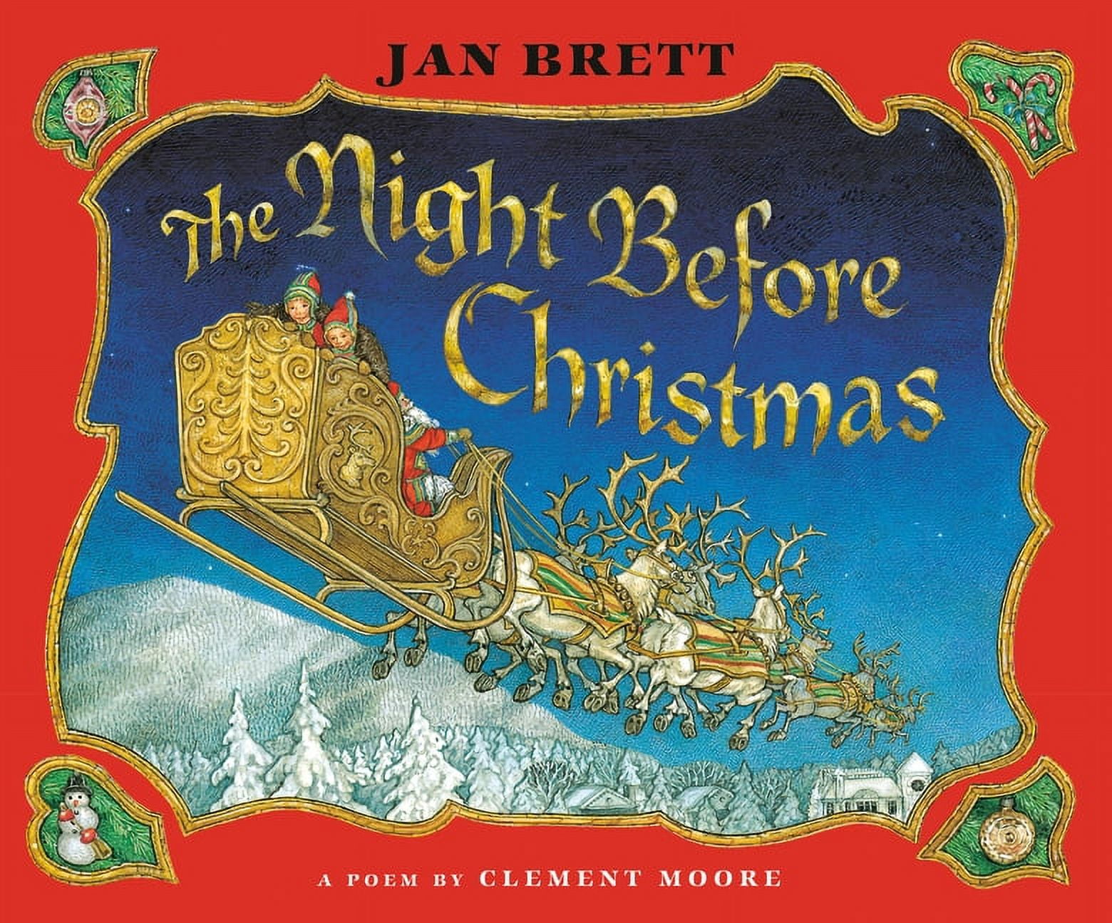 Clement C Moore, The Night Before Christmas Hardcover