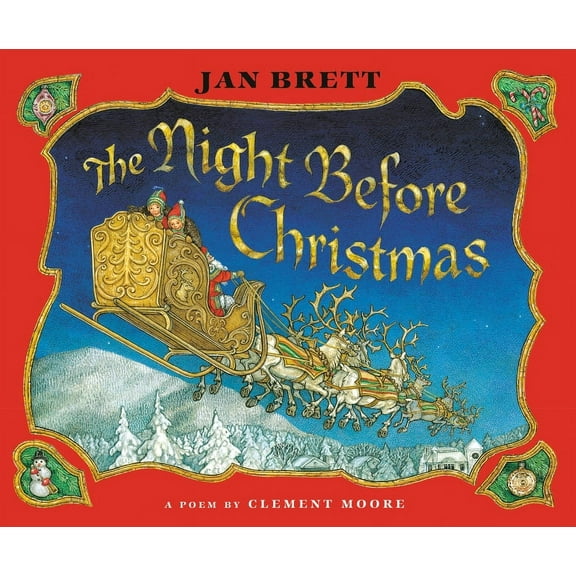 The Night Before Christmas, (Board Book)