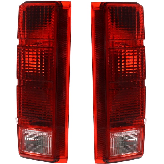 For 80-86 F-Series Taillight Taillamp Rear Brake Light Lamp w/o Bulb SET PAIR