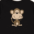 thumbnail image 4 of Inktastic Monkey Boys or Girls Long Sleeve Toddler T-Shirt, 4 of 5