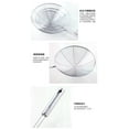 thumbnail image 2 of Solid Spider Strainer Skimmer Ladle Stainless Steel Kitchen strainer; Ladle Utensil Tool French Fries Fish Frying Utensil, 2 of 8