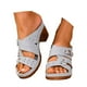 thumbnail image 2 of MKLEKYY Sandalias para Mujer Sandalias Cómodas Con Tacón para Uso Diario, Informales, para Caminar En La Playa, Transpirables, Ligeras, Con Punta Abierta, 2 of 4