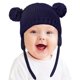 thumbnail image 4 of 1 Juego de gorro para bebé, gorro con orejeras de oso bonito, cálido para Otoño e Invierno, 4 of 8