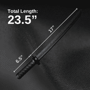 E-BOGU | Polypropylene Bokken (24.5) with Sheath | Martial Arts Equipment | Samurai Practice Set for Training