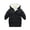 Black, variant on XBASW Kids Toddler Little Girls Boys Winter down Jacket Thickened Long Coat Hooded Puffer Outerwear 4-9Y