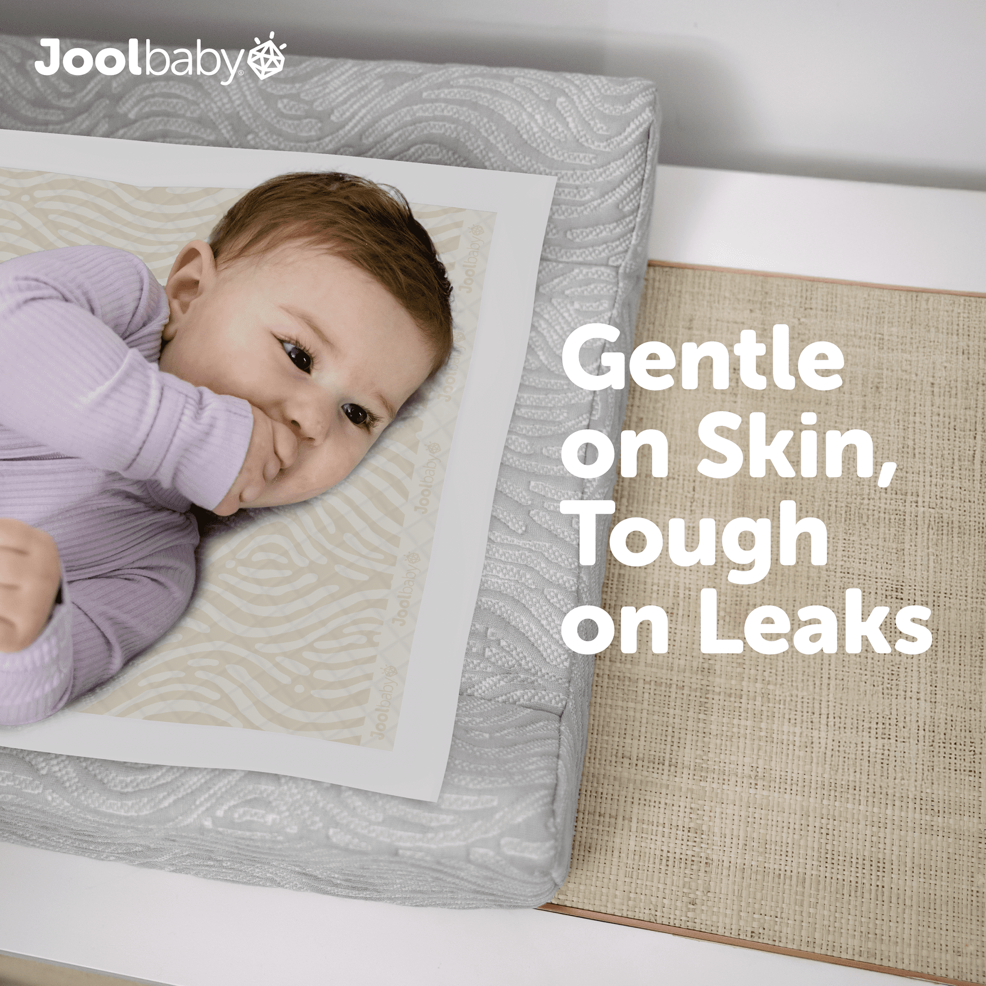 Jool Baby Disposable Changing Pad Liners (50 Count) - Ultra-Absorbent & Leakproof
