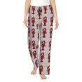 thumbnail image 1 of Balery Red Lobster With Claws Pantalones de pijama para mujer, pijamas ultraligeros, pantalones de estar por casa-X-Large, 1 of 6