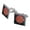 Silver, variant on Firefighter Fire Rescue Maltese Cross Square Cufflink Set - Silver or Gold