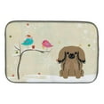 thumbnail image 1 of Carolines Treasures BB2574DDM Christmas Presents Between Friends Pekingnese Tan Dish Drying Mat, 1 of 1