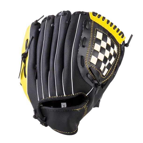 LLDYYDS Guantes de softbol de 11.5 pulgadas para adultos, niños y niñas, gruesos, para béisbol, para interior, para mano izquierda, cómodos, con soporte para muñeca, color rosa