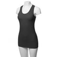 thumbnail image 5 of A2Y Women's Basic Solid Soft Cotton Scoop Neck Racer-Back Tank Top, 5 of 6