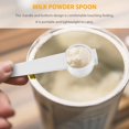 thumbnail image 2 of Plastic Spoons Baby Spoons Milk with Handle Reusable Plastic Measuring Coffee Teaspoon Tablespoons Liquid Seasoning Refillable (5g Measuring White) Plastic Spoons Baby Spoons, 2 of 5