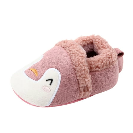 

AIMAOMI Toddler Baby Girls Boys Plush Animal Shoes Prewalker Sneakers Warm Shoes H