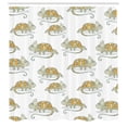 thumbnail image 2 of Ambesonne Colorful Shower Curtain, Wild Chameleon Lizard, 69"Wx84"L, Multicolor, 2 of 4