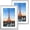 Silver, variant on A4 Picture Frame Set of 2, Silver Photo Frame with HD Plexiglass, Display Pictures 6x8 with Mat or 8.3x11.7 Without Mat Multi Picture Frames Collage for Tabletop or Wall Display