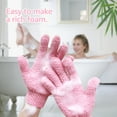 thumbnail image 6 of EvridWear Exfoliating Bath Gloves for Woman Girl 1 Pair Moderate (Pink), 6 of 14