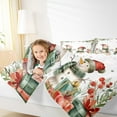 thumbnail image 4 of Castle Fairy 3-Piece Queen Snowman Xmas Bedding Comforter Set, 4 of 8