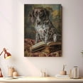 thumbnail image 4 of Harrier Decor Poster Unframe, Harrier Dog Canvas Wall Art, Dog Reading Book Canvas Print Painting Poster Wall Decor Dog Lovers Gifts, 4 of 6