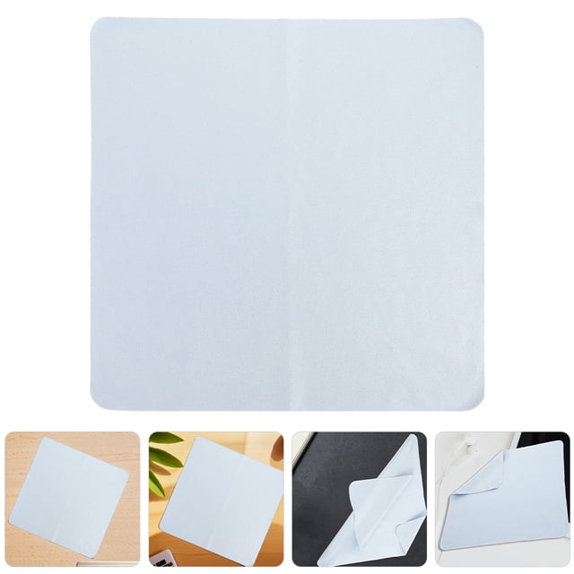 Luxshiny 5Pcs Soft Microfiber Cleaning Cloth for Eyeglass Lens Jewelry Camera and Phone Screens