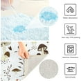 thumbnail image 6 of SKYSONIC Toilet Bathroom Rugs Sets 2 Piece, Mushrooms and Butterflies Soft Absorbent Fluffy Toilet Mat Set Non-Slip Rubber Backing Bath Mats for Bathroom,16"x24"+20"x24", 6 of 7