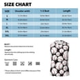 thumbnail image 5 of Lsque Cute Baseball Print Men's Cotton Blend Sleeveless Muscle Shirts (S-3XL)- Moisture Wicking, Odor Protection, UPF 30+,XX-Large, 5 of 8
