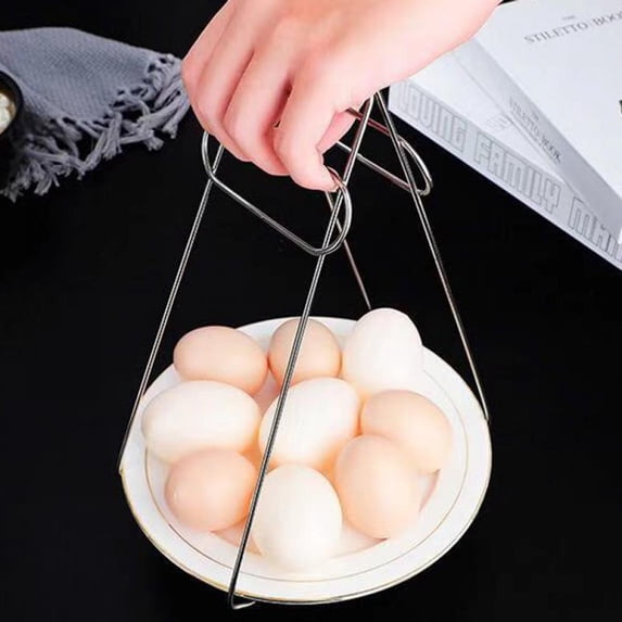 Catlerio Kitchen Folding Hot Dish Plate Clip Plate Tongs Bowl Clips Pan Dish Gripper Clips Hot Plate or Bowls Clamp Holder Tong
