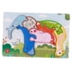 thumbnail image 1 of Rompecabezas de animales de madera, rompecabezas educativo temprano para reconocer animales y combinar formas. elefantes, 1 of 9