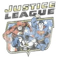 thumbnail image 2 of Men's Justice League Classic American Hero Collage  Graphic Tee White Large, 2 of 5