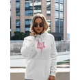 thumbnail image 2 of Flamingo Flower Hoodie Women -SPIdeals Designs, Female 5X-Large, 2 of 4