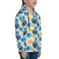 thumbnail image 3 of Haiem Circular Pattern Boys Hoodie, Youth Pullover Hooded Sweatshirt, Kangaroo Pocket Hoodie for Kids Girls -Large, 3 of 6